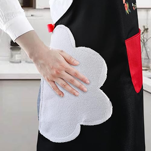 Miniatura 3 de Delantal para mujer con bolsillos para limpiar las manos, lindo perezoso y gato, delantal vintage, cuello ajustable para cocinar, vestido de