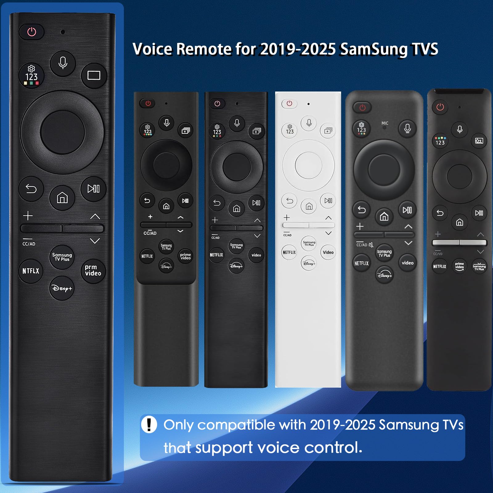 Repuesto para control remoto de TV Samsung, para control de voz Samsung TV