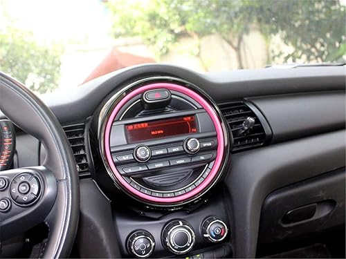 Miniatura 2 de Cubierta adhesiva de ABS de color rosa para Mini Cooper ONE S JCW F Series F60 Countryman 2017+ (pantalla de 6.6")