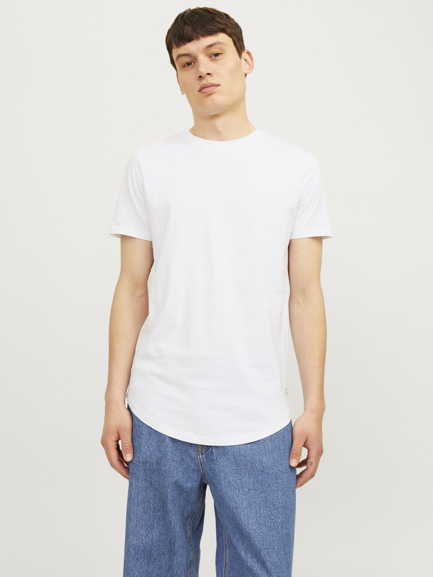 JACK & JONES Koszulka męska bawełna organiczna, czarny, XXL