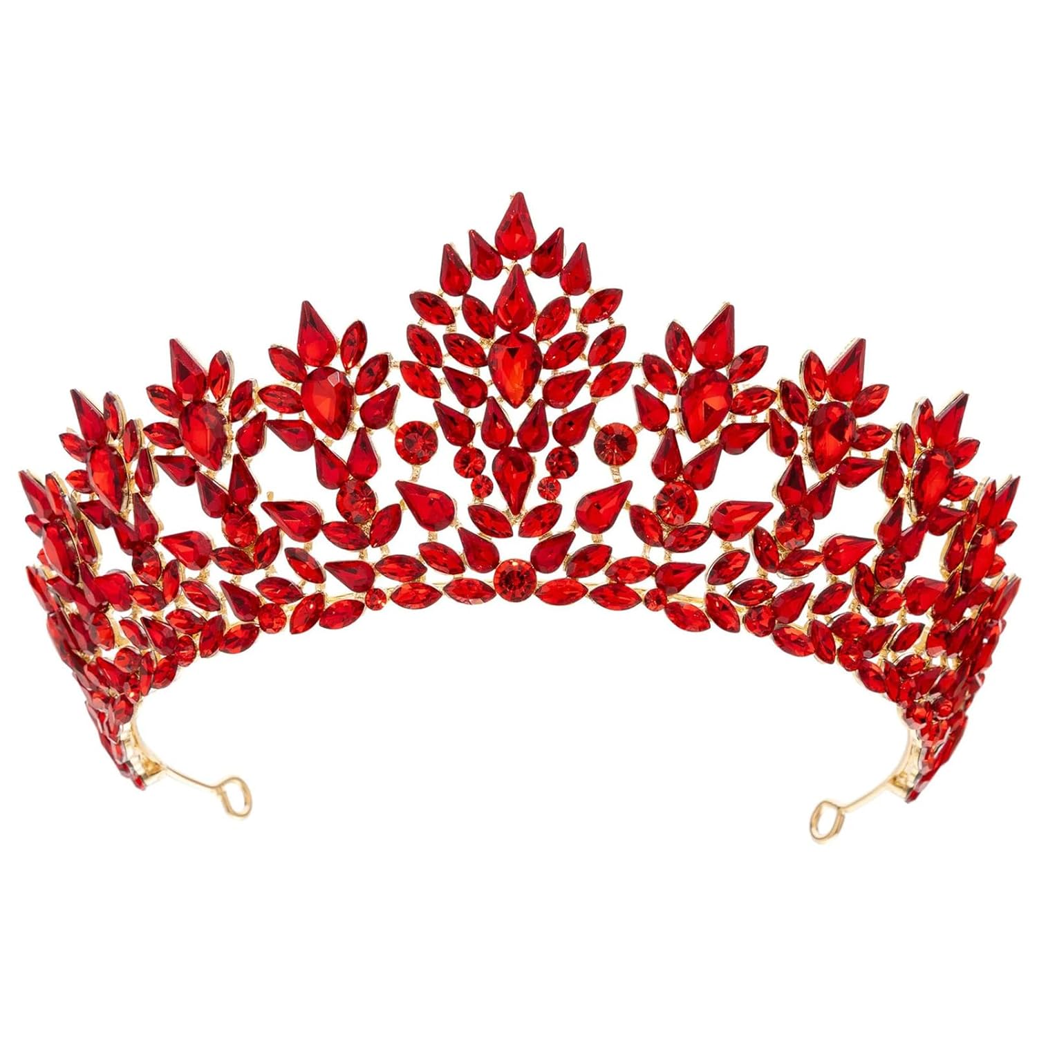 Crystal Tiara Crown For Women Royal Queen Princess Rhinestone Headpiece Bridal Wedding Prom Hair Accessories