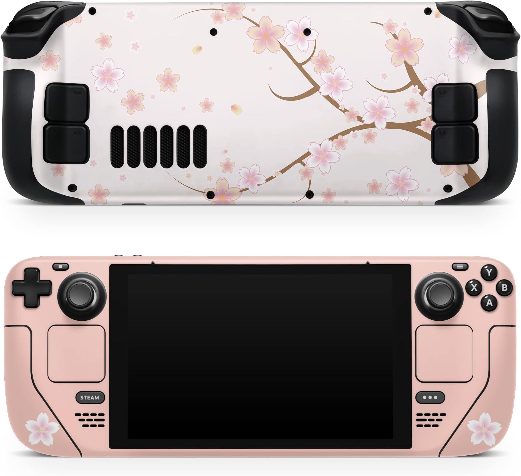 Tacky Design Japanese Cherry Blossom LCD and OLED Decalseamless Full Wrap for Steam Deck