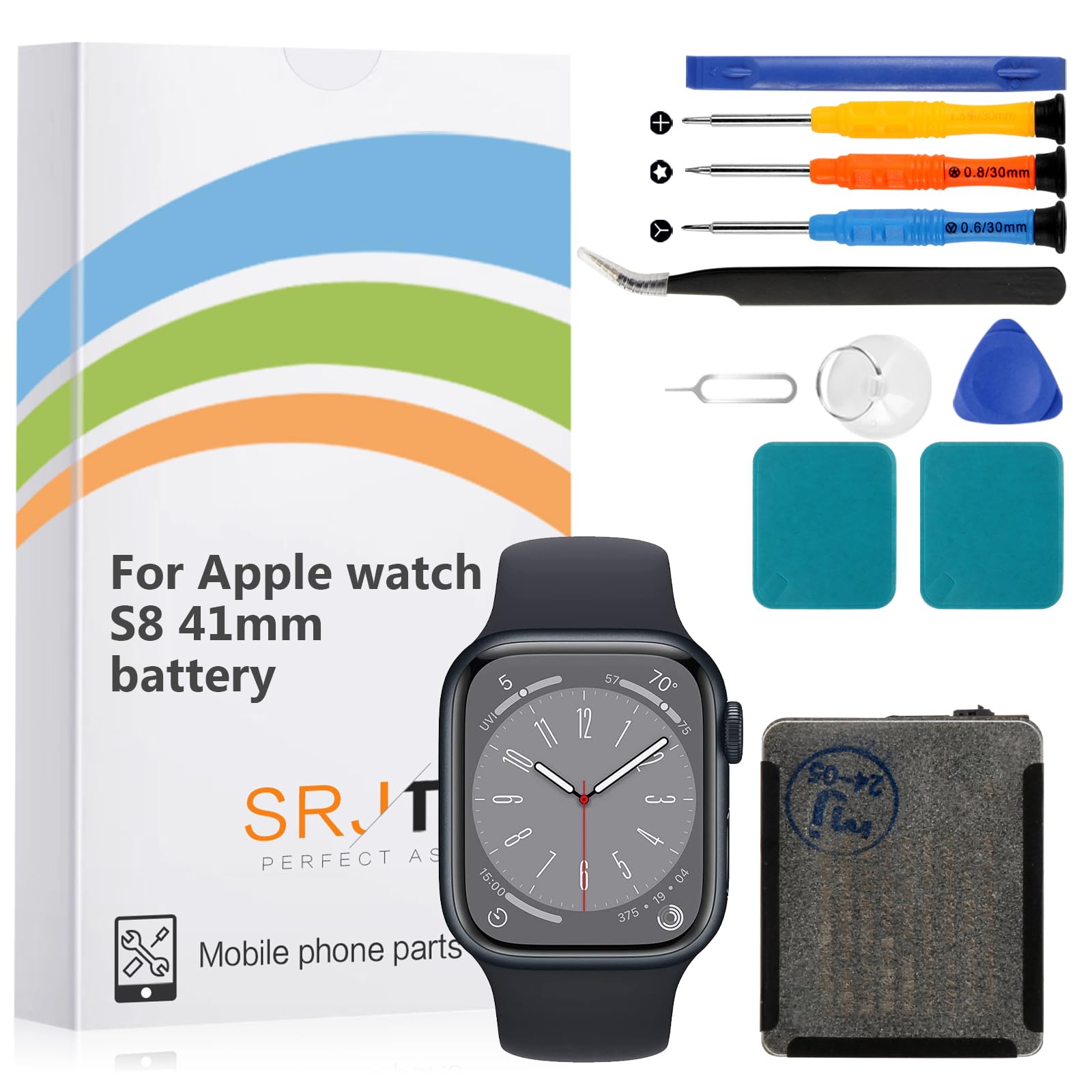 8 crystal watches - need batteries How long do watch batteries last? – Davosa USA main image 2