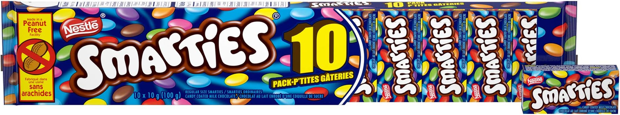 Snack Size, 10x10g (Pack of 10)
