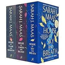 Crescent City Series Collection 3 Books Set By Sarah J. Maas (House of Sky and Breath, House of Earth and Blood & House of Flame and Shadow)