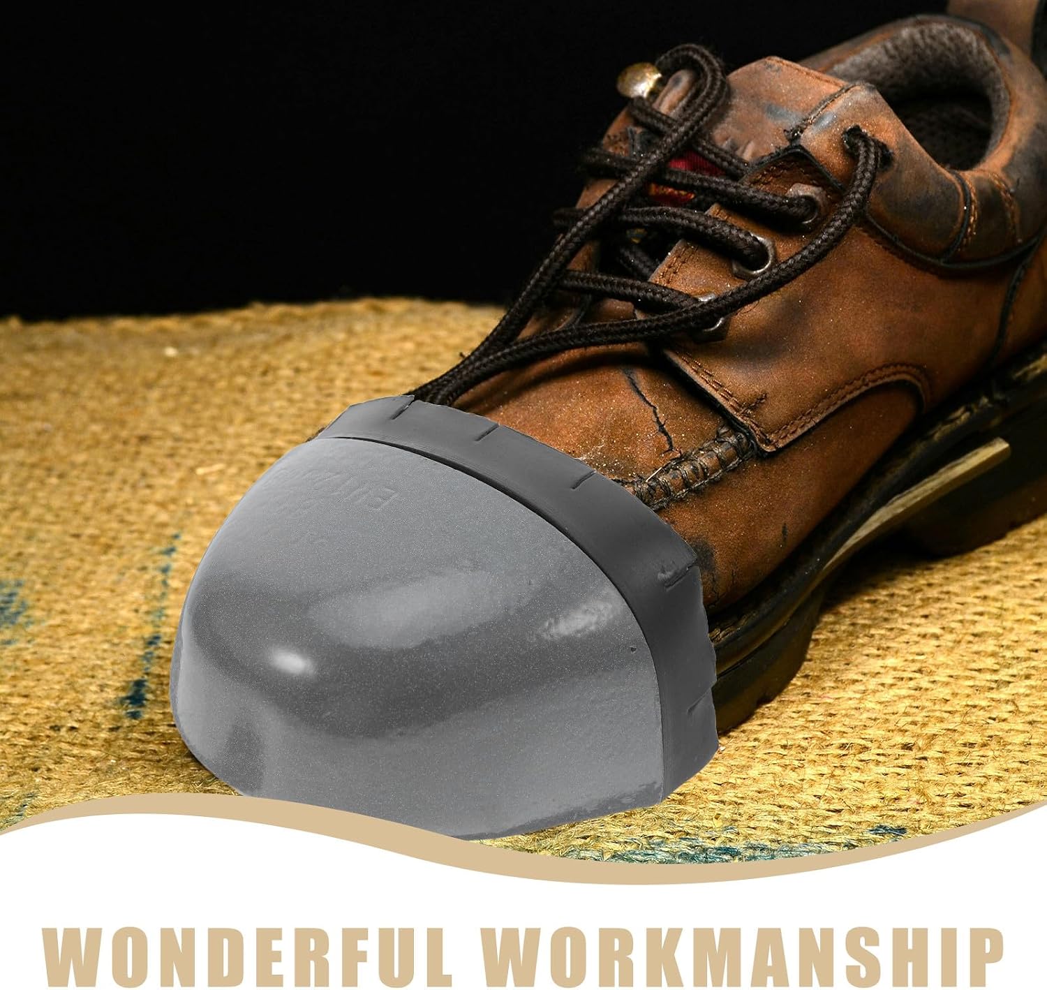 Steel Toe Covers Safety Shoe Toe Guards for Men and Women Universal Size 40 Overshoes