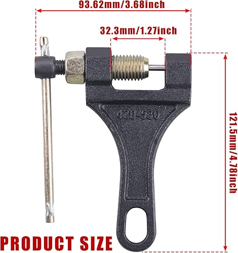 Miniatura 5 de Herramienta de rompedor de cadena para motocicleta, ATV, Quad Go Kart, Dirt Pit Bike Scooter Bicicleta, Tractor, Chain Break # 420, 428, 520, 525,