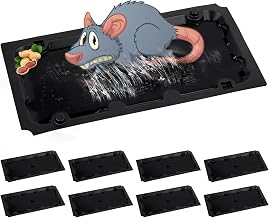 Mouse Trap 8 Pieces Anti-Mouse Glue Mat for Mouse Trap Adhesive Plate Waterproof Effective Anti Mouse Product for Kitchen, Bedroom, Balcony, Garage