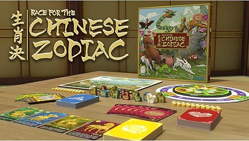 Miniatura 2 de Capstone Games Race for The Chinese Zodiac - Juego de cartas interactivo simultáneo, 3-5 jugadores, edades 8+, 40 a 70 minutos