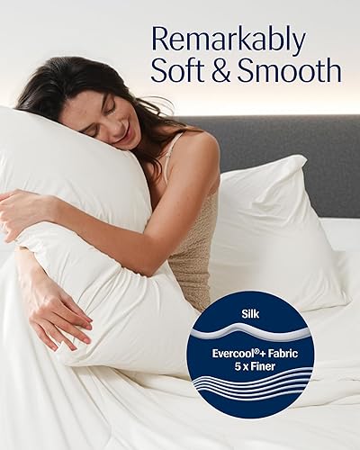 Miniatura 78 de REST® Evercool®+ Juego de sábanas refrescantes, tamaño King, gris claro, sábanas transpirables para personas que duermen con calor y sudores Gris