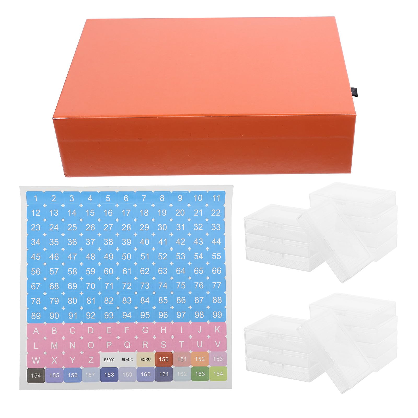 Accessoires pour fabrication de boîtes de rangement de perles et tiroirs de peinture diamant