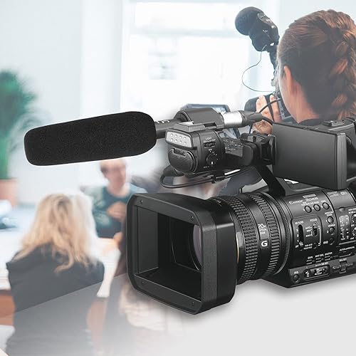 Miniatura 6 de Geekria for Creators - Parabrisas de espuma para micrófonos de 34 pulgadas (0.8 in) de diámetro, cubierta de espuma antipop, funda de viento para