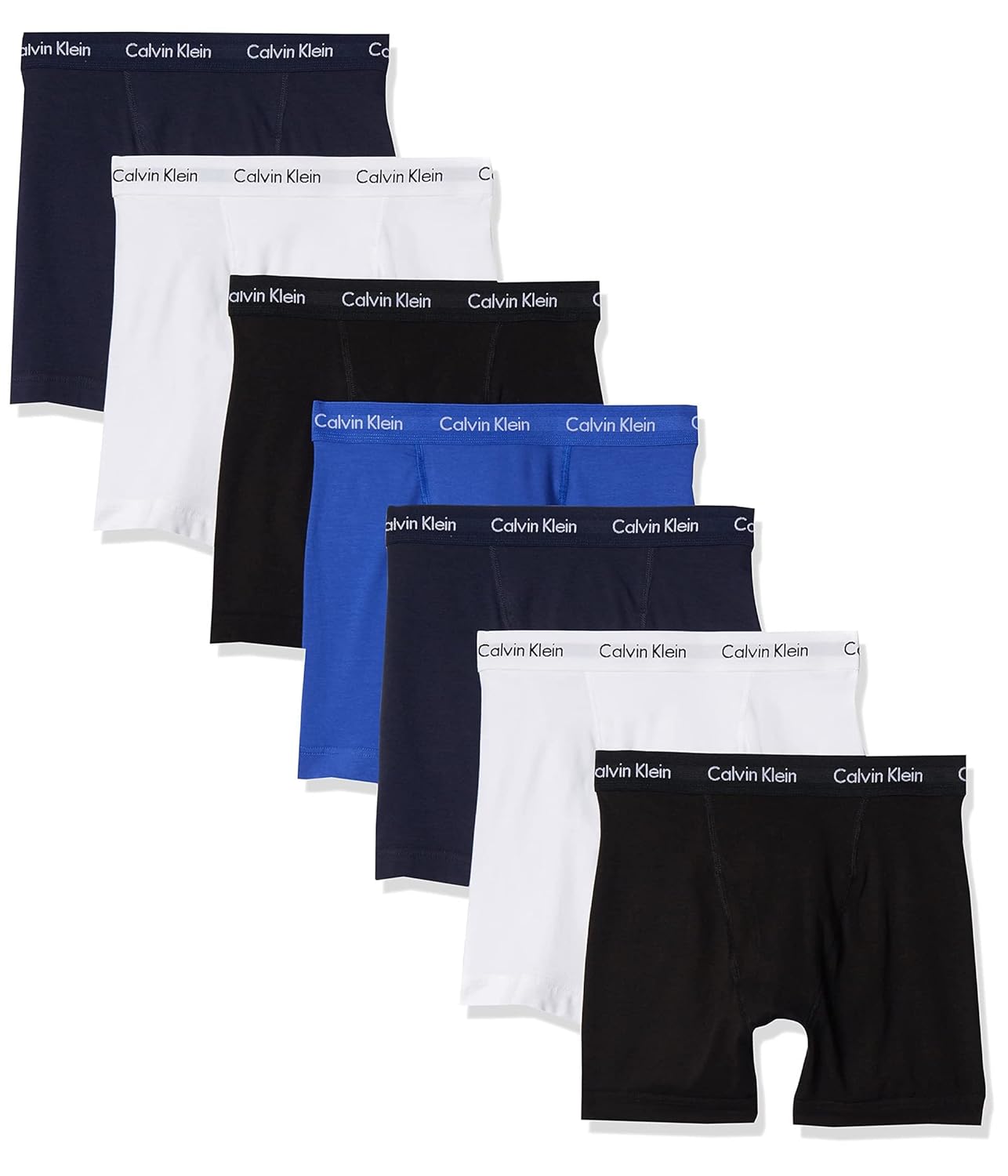 Calvin Klein Mens Underwear Cotton Stretch 7-Pack Boxer BriefBoxer Briefs