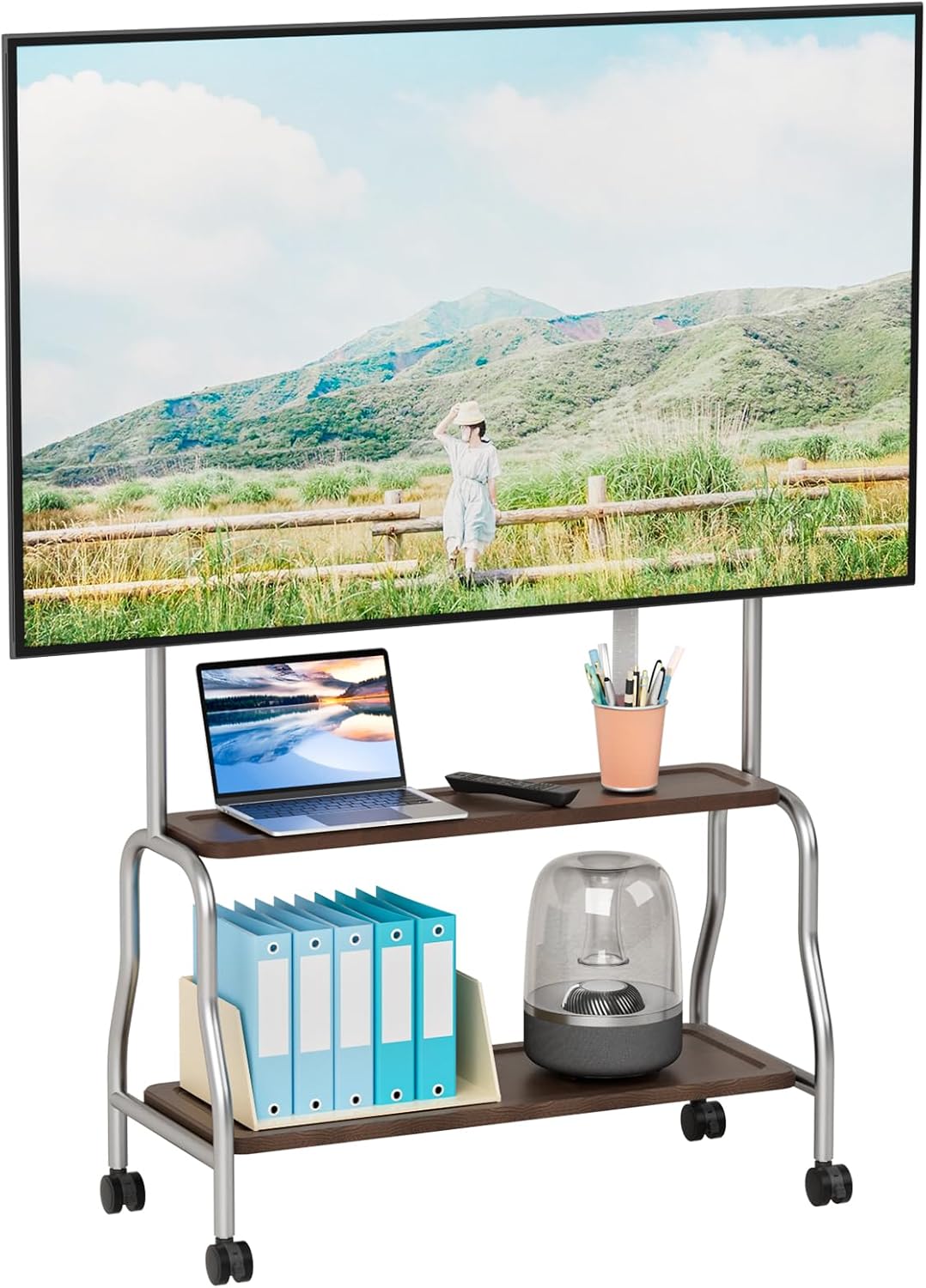 Soporte para TV rodante con ruedas para TVs de 32-75 pulgadas