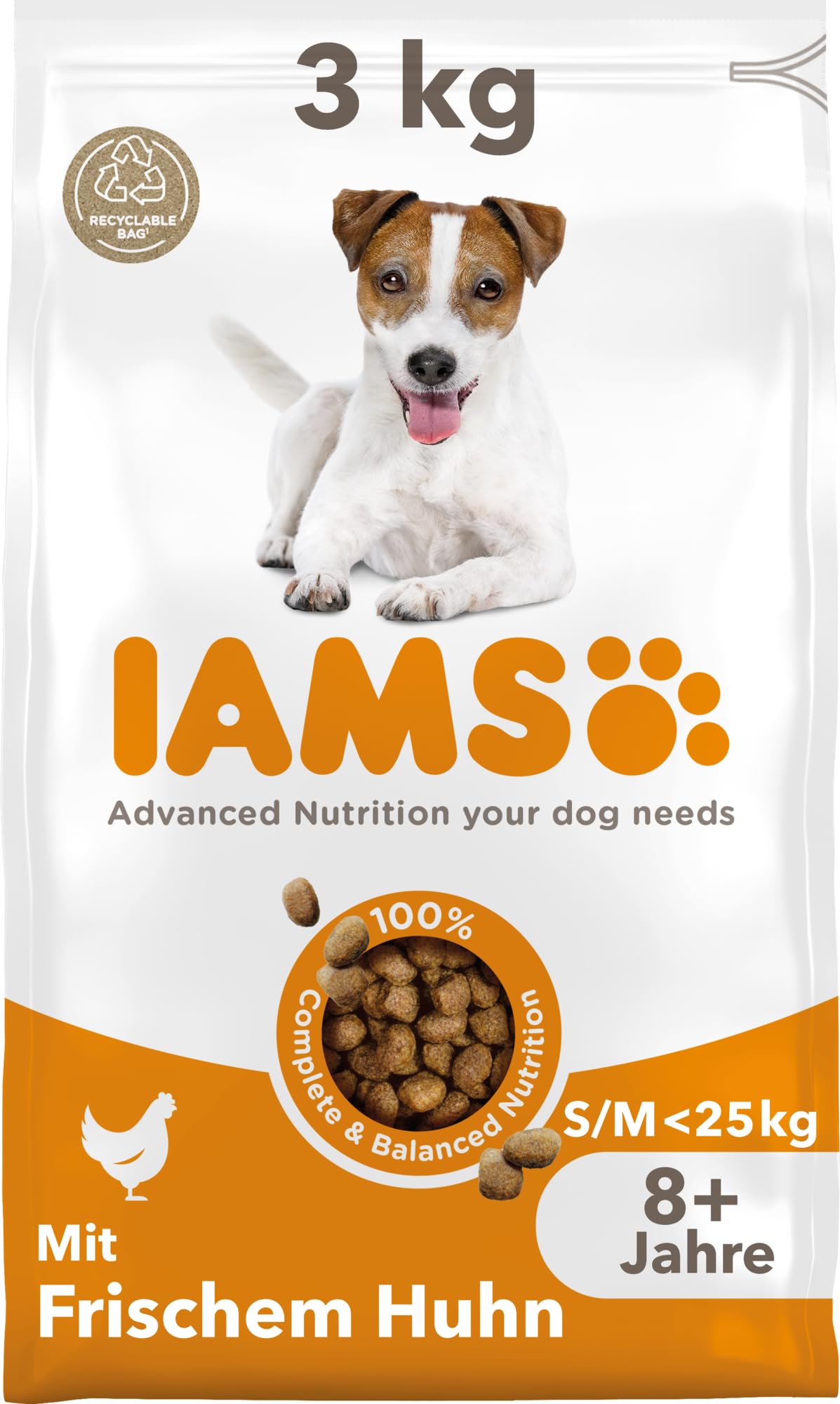 IAMS Aliment au Poulet pour Chien Senior