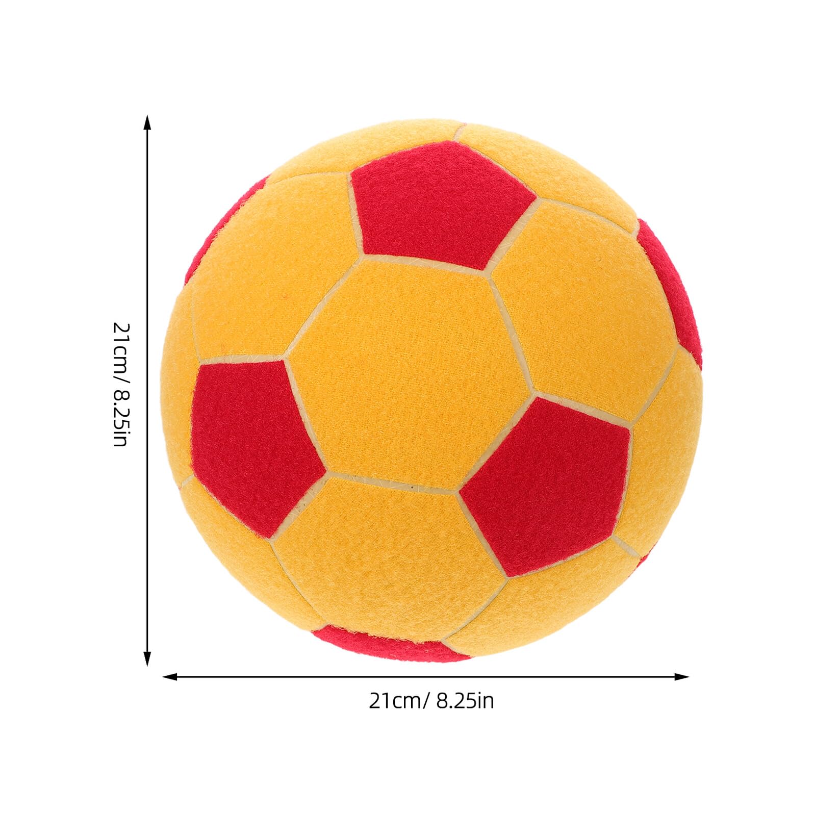 SUPVOX Balón de Fútbol Inflable Adhesivo con Fieltro para Entrenamiento Silencioso Interior y Exterior Pelota Deportiva Pequeña para Práctica Segura y Mejora de Habilidades