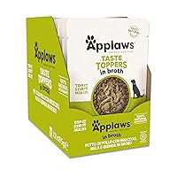 Applaws 100% Naturale – Cibo Umido per Cani, Pollo con Verdure in Brodo