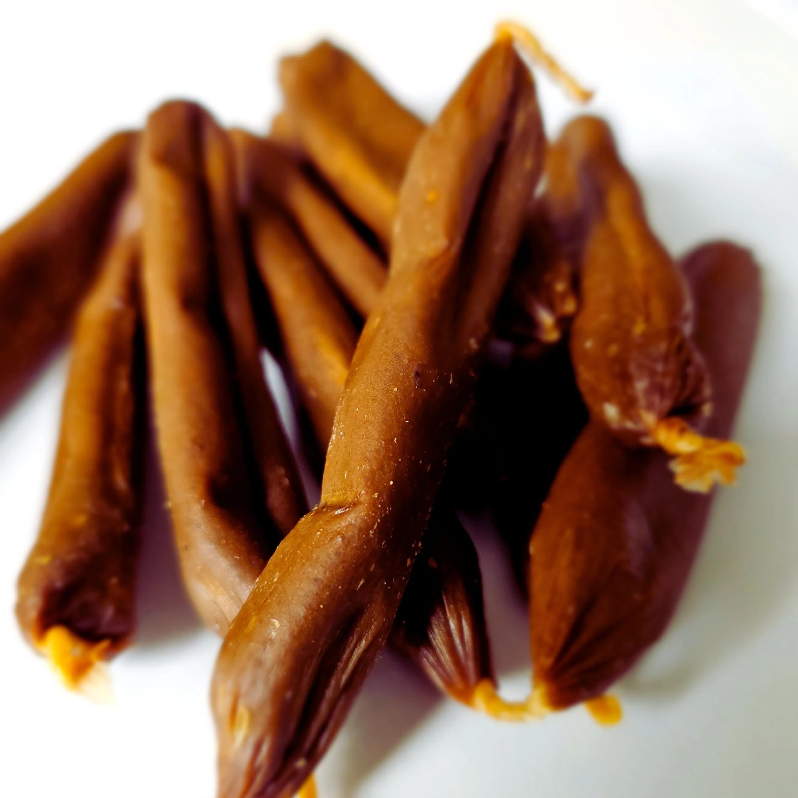 Pork & Beef Sausage Dog Treats, 100% British, Grain-Free 200g