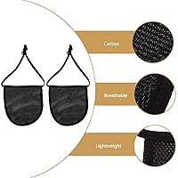 Vista 7 de EXCEART Cubierta para la tráquea del cuello, 2 unidades, protectores de estomas de cuello, protectores de laringectomía, traqueotomía, heridas