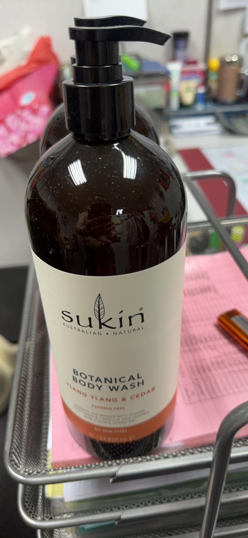 Sukin Sukin Botanical Body Wash Ylang Ylang & Cedar 1L, 1 liters