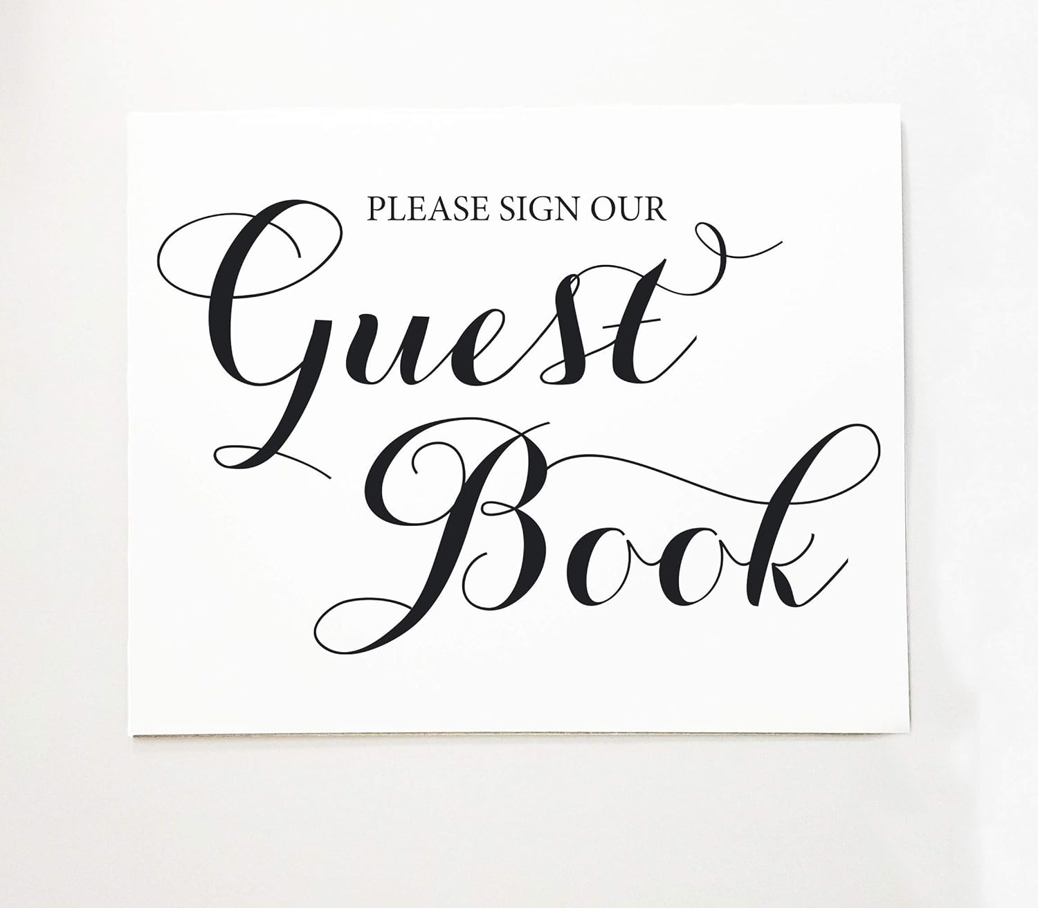 Guest Book Sign Please sign our Guest Book Guest Book Sign, Wedding Sign 5x7 Sign