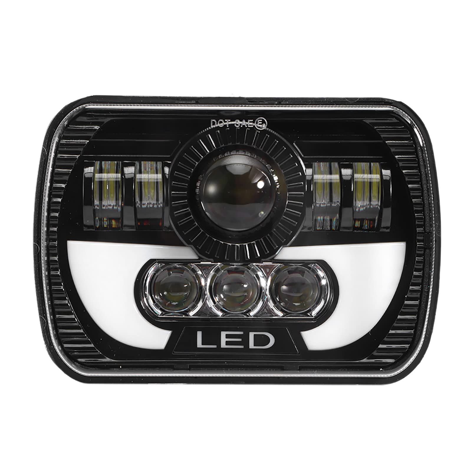 Fari a LED 5x7 Pollici 90W con Indicatori di Direzione, Fari Abbaglianti e Anabbaglianti per Auto o Camion