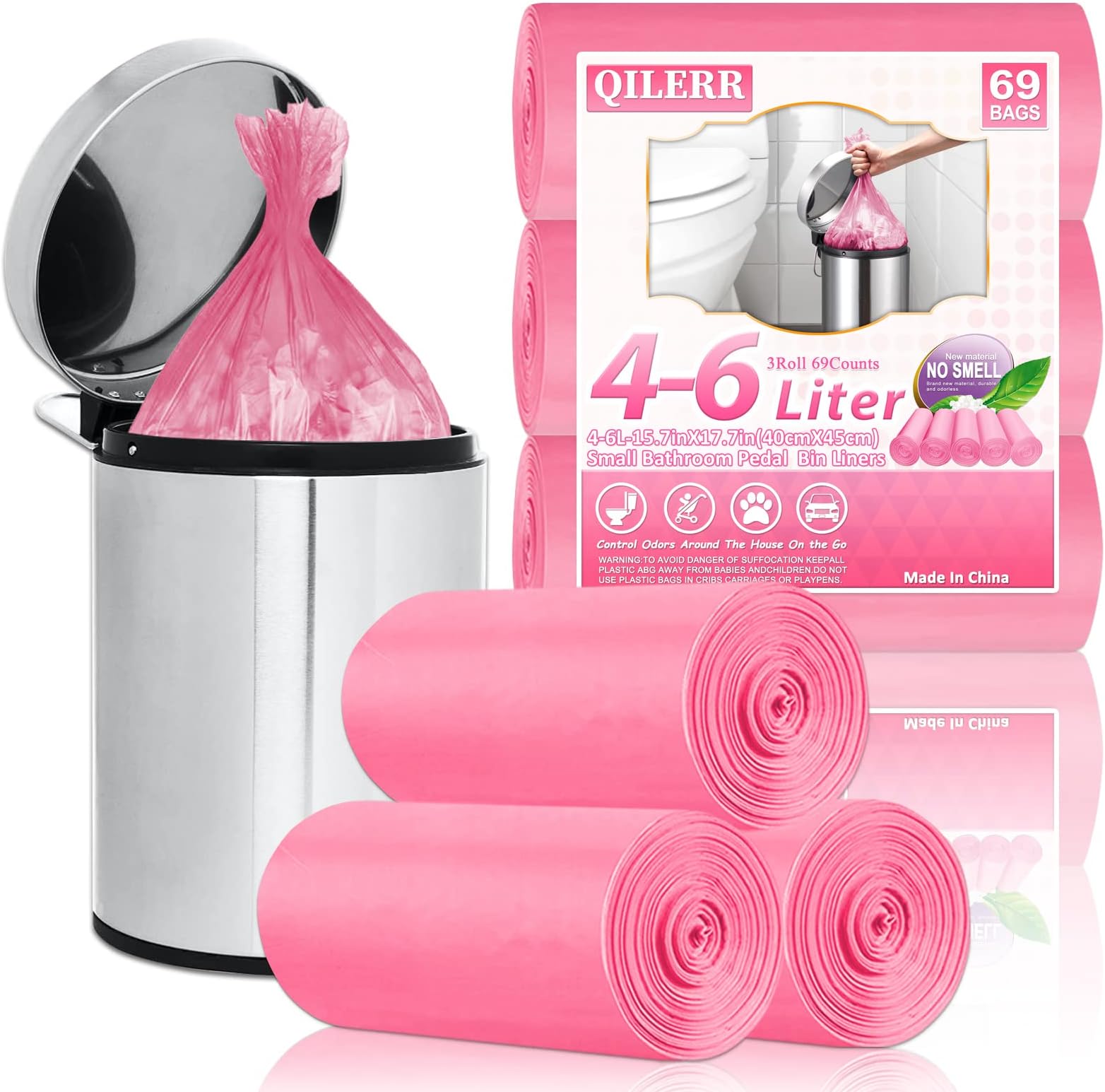 Fragrance Scented Pedal Bin Liners/Bags 250 Bin Liners Amazon.co.uk