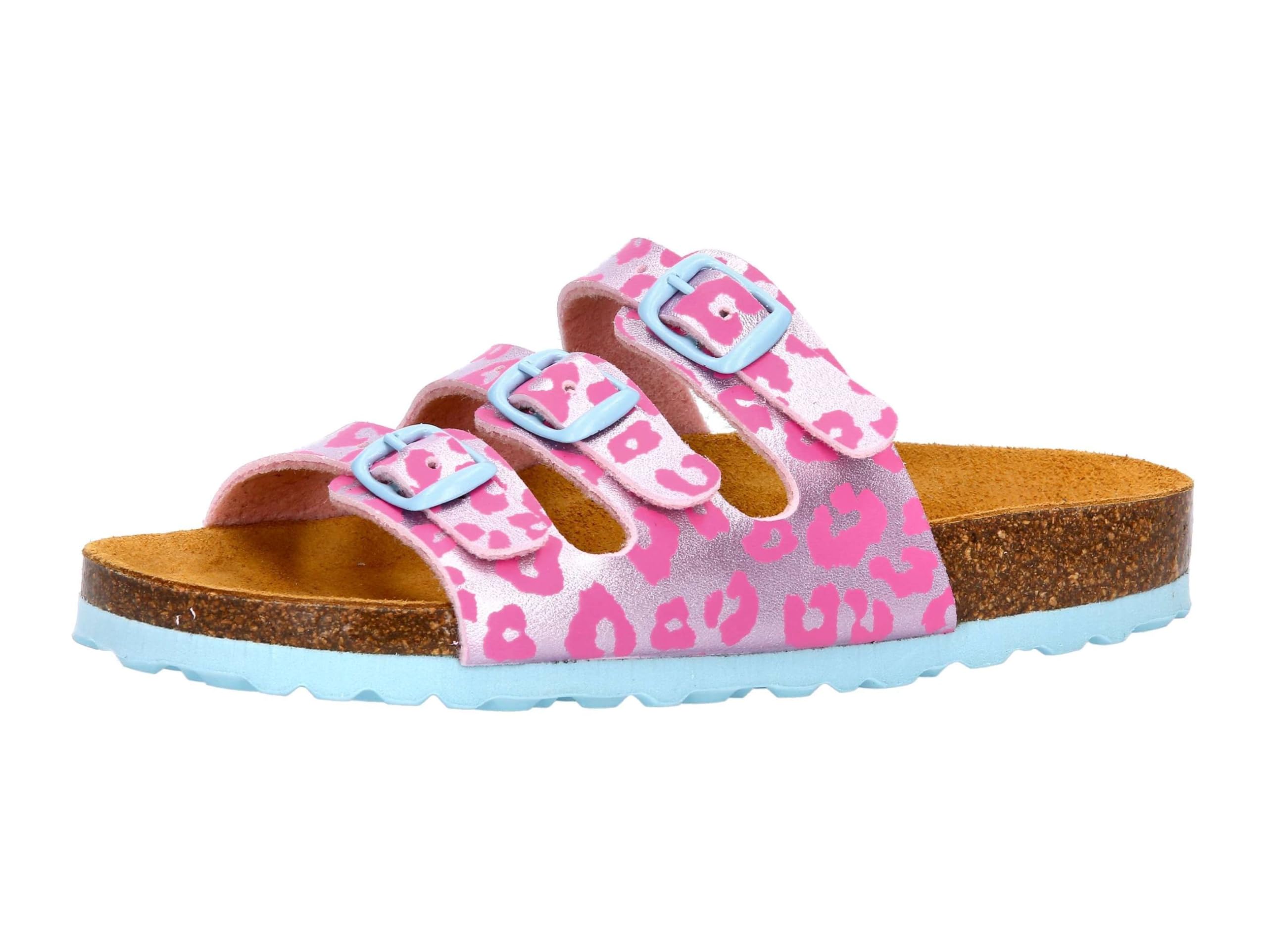 Lico Unisex Kinder Bioline Kids 3-schnallerPantoletten