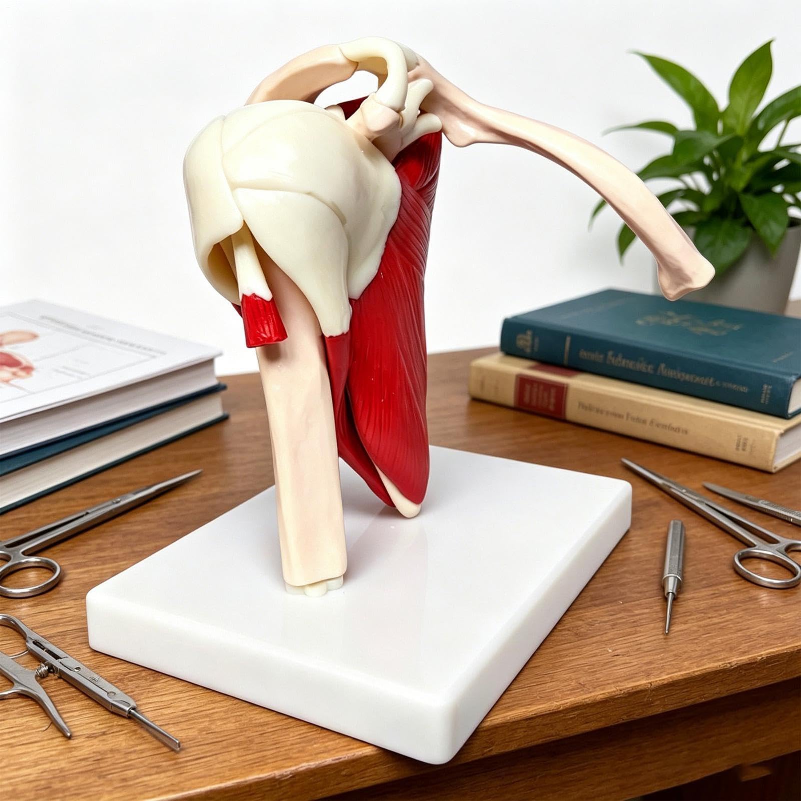 Model stawu barkowego PVC Anatomiczna pomoc w nauce | Model anatomii mięśni ramion do demonstracji nauczania treningu mężczyźni chłopcy dziewczęta młodzież nastolatki syn córka