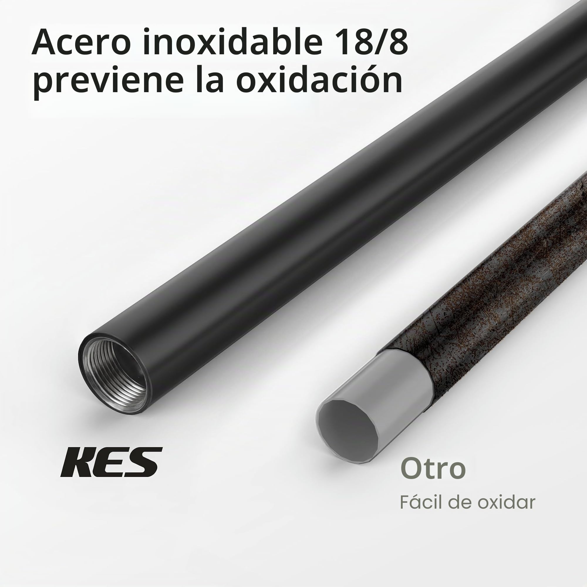 KES Portarollos Papel Higienico de Pie Portarrollos Negro Portarrollos para Papel Higiénico con Base de Mármol Acero Inoxidable, BPH285S1-BK