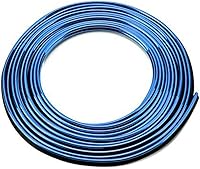 Vista 1 de MASO Ajuste que moldea interior del coche, decoración universal que raya la cinta 10M azul ABS 3D tira con herramienta