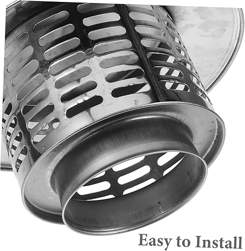 Miniatura 2 de Sombrero de chimenea Cubierta de ventilación de chimenea Tapa de chimenea de acero inoxidable Tapa de chimenea Protector de puerta Cubierta de