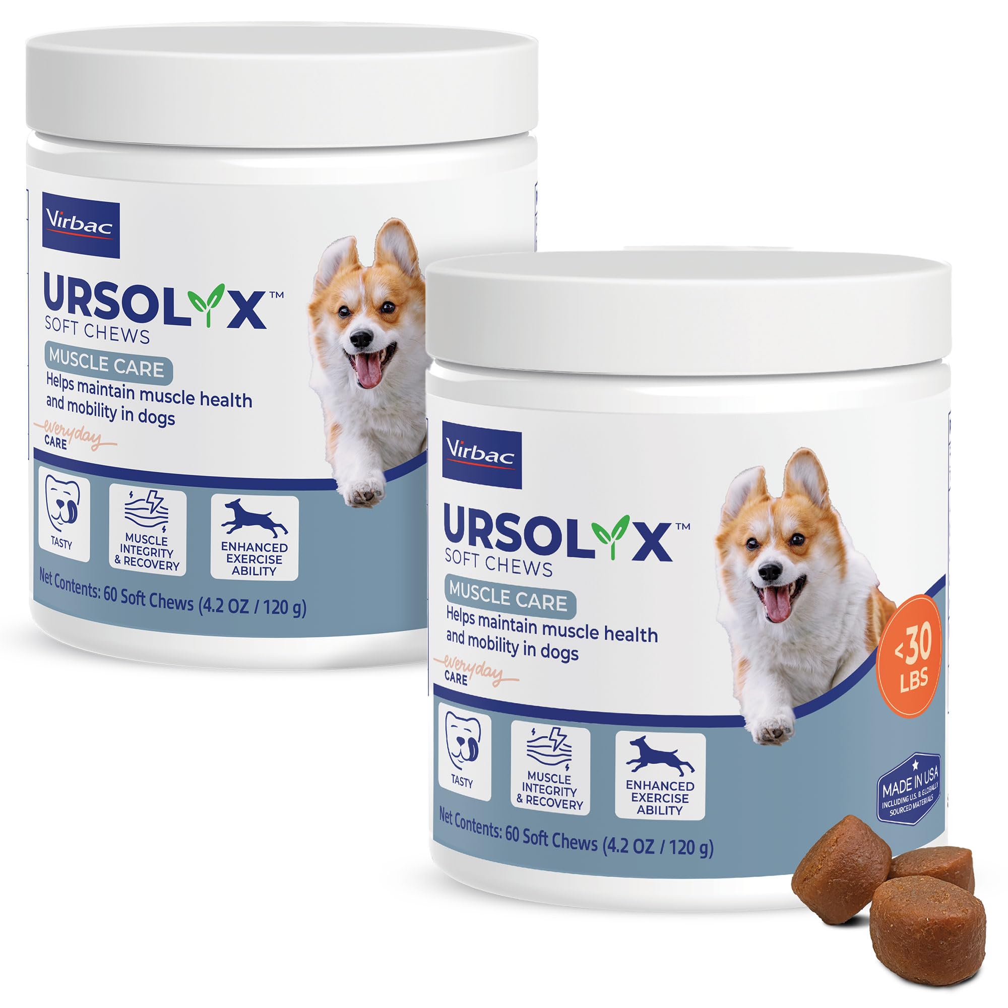 Amazon.com : Virbac URSOLYX Soft Chews for Dogs | Muscle Health