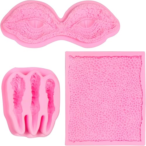 Miniatura 9 de Molde de pastel de caramelo de ojo de dragón, moldes de silicona para hornear chocolate con forma de garras de dinosaurio, moldes de silicona para