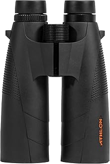 Athlon Optics 15x56 Cronus G2 UHD Black Binoculars with Eye Relief for Adults and Kids, High-Powered Binoculars for Hunting, Birdwatching, and More