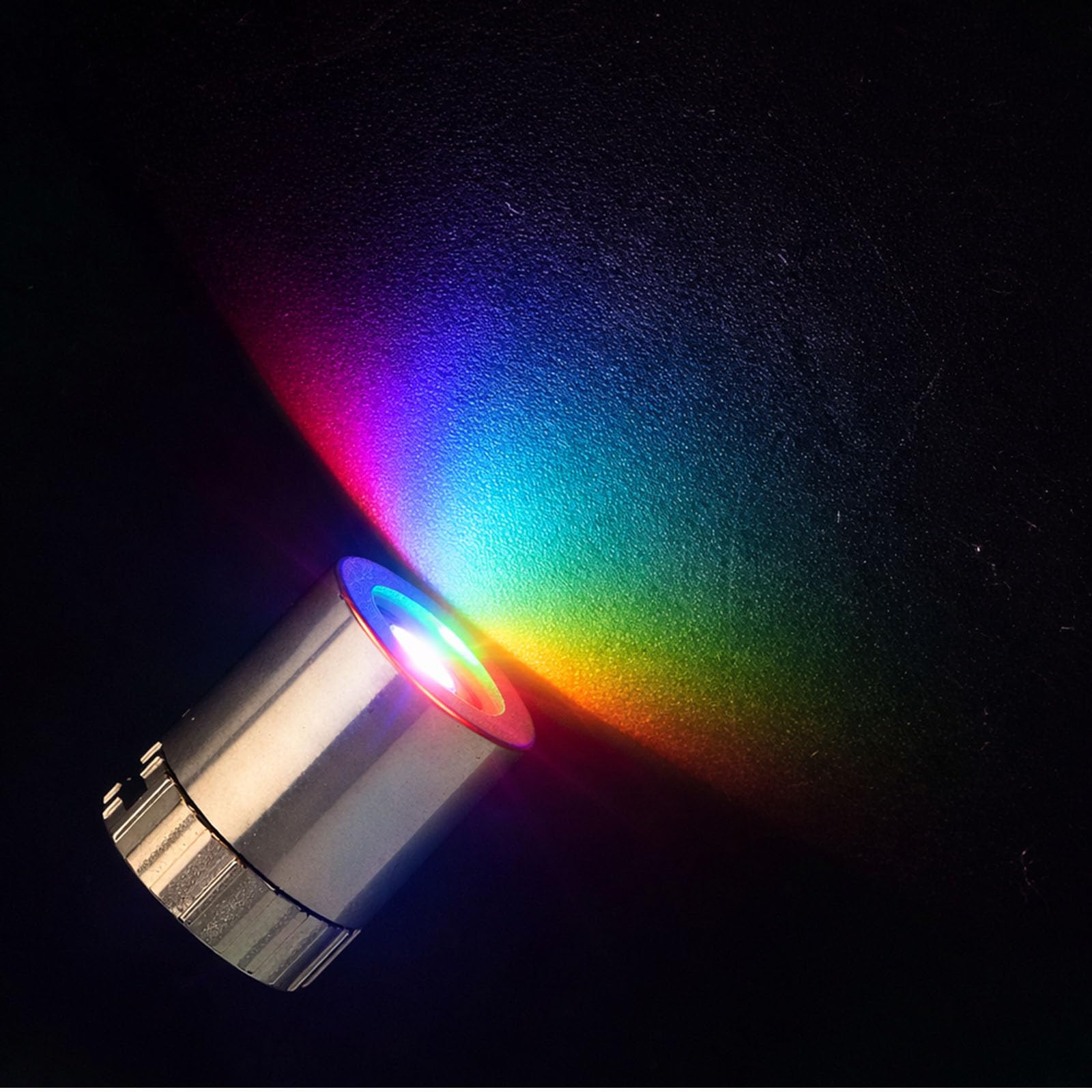 10pcs LED Mini Lights, Plastic Mini Electric Lights for Dollhouse Included Battery Adhesive Backing Dollhouse Accessories for Paper Lantern Party Decoration Crafts (Slow-Motion Rainbow Flash) - 3