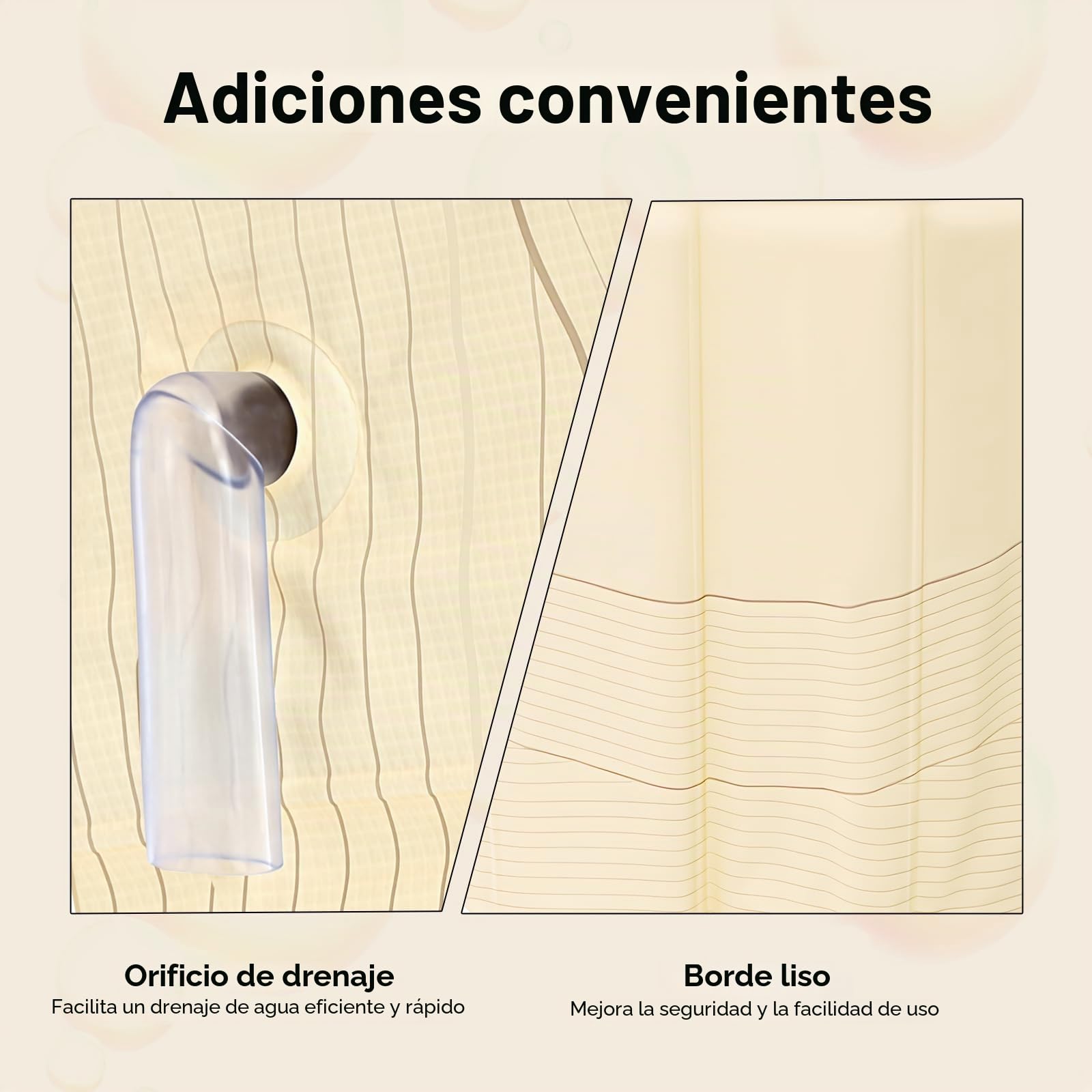 Bañera plegable para adultos – Bañera independiente portátil con tapa, 5 capas de calor, 2 agujeros de drenaje, para SPA en casa, al aire libre y para la familia – Extra grande 150x55x50cm