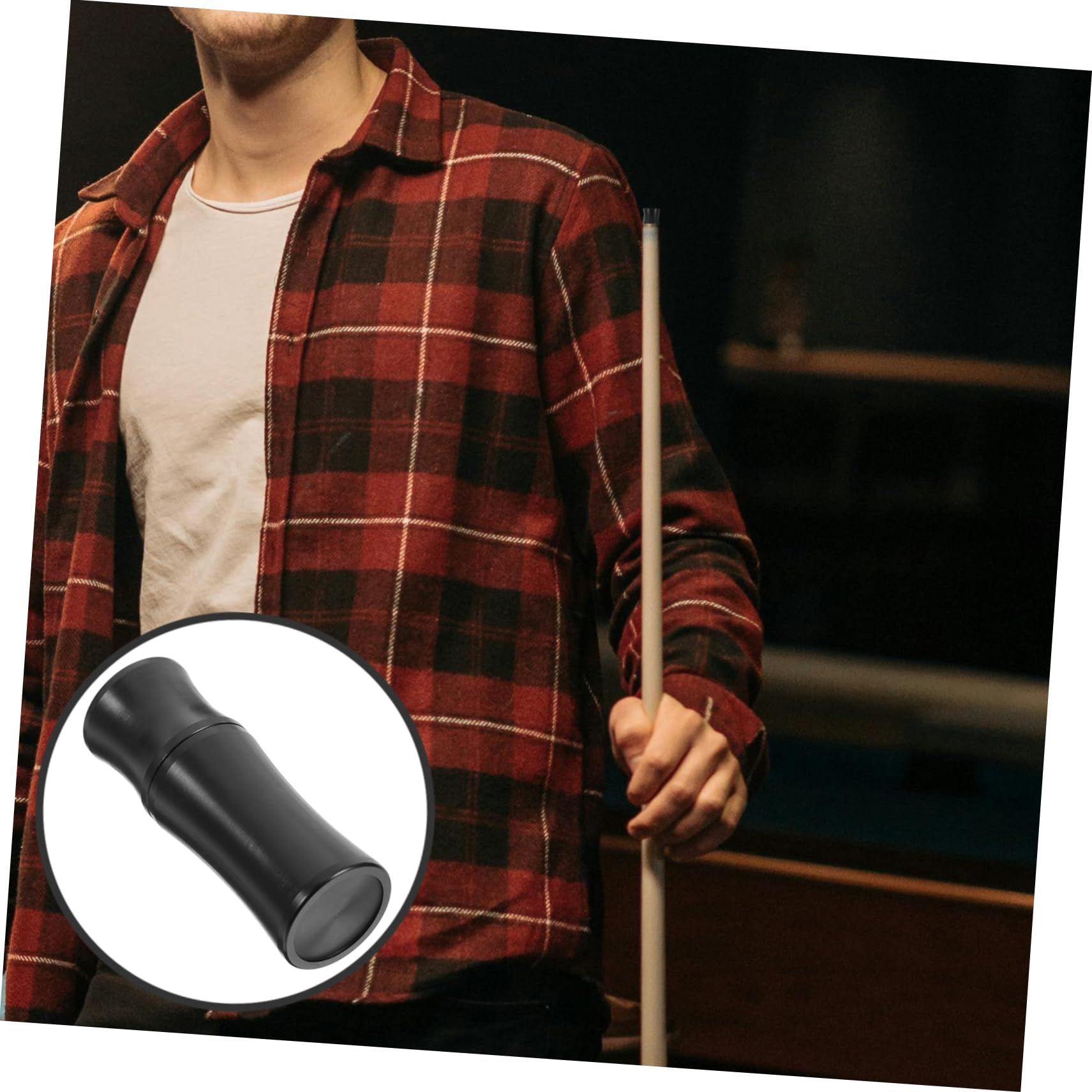 balacoo Pool Cue Stick Snooker Pool Part Billiard Cue Bottom Cover Easy to Install