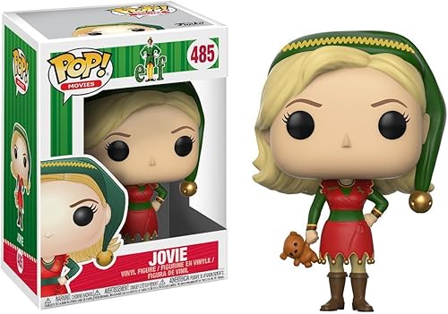 Funko Pop! Holidays: Elf the Movie - Figura de vinilo Jovie Elf Outfit (incluye funda protectora de caja de pop)