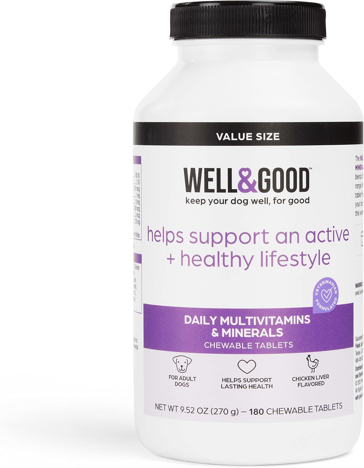 Well & Good Petco Brand Dog Multivitamins Chewable Tablets