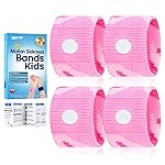SZSTYYP Motion Sickness Bands for Kids Cruise Travel Essentials Anti-Nausea Acupressure Wristband for Morning Car Sea Sickness Wristbands for Kids (2 Pairs Camo Purple)