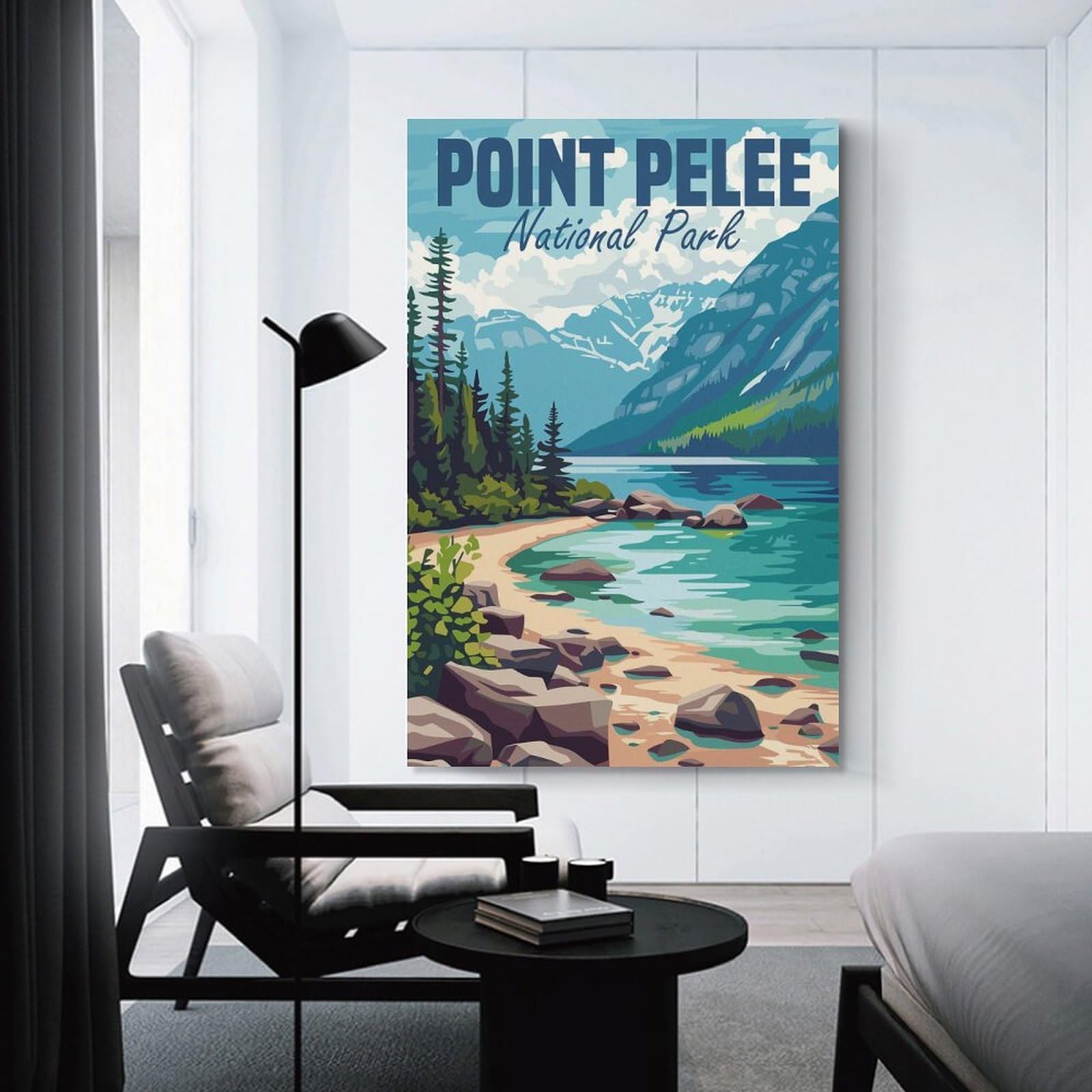 Junmoney Point Pelee National Park Room Decor Wall Art 16x24inch(40x60cm), for Art Walls, Layered Displays Or Homes, Wall Decor Suited to Curated Displays