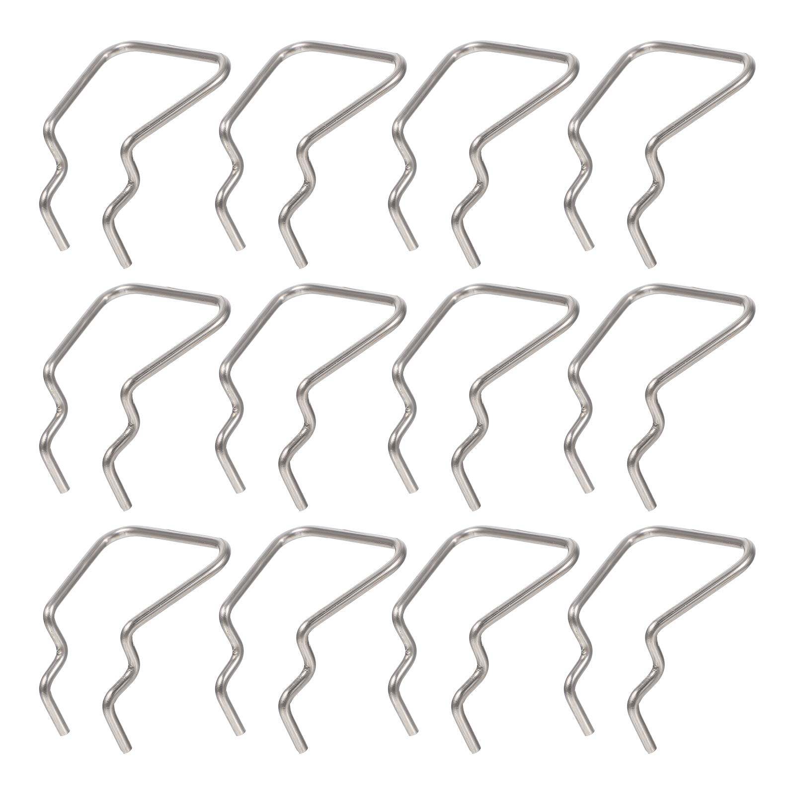 iplusmile Gancho de Pared de Tablero Inoxidable para Acero, Perforado 12 Piezas para Organizar y Exhibir Herramientas en Estanterías en Espacios de Trabajo