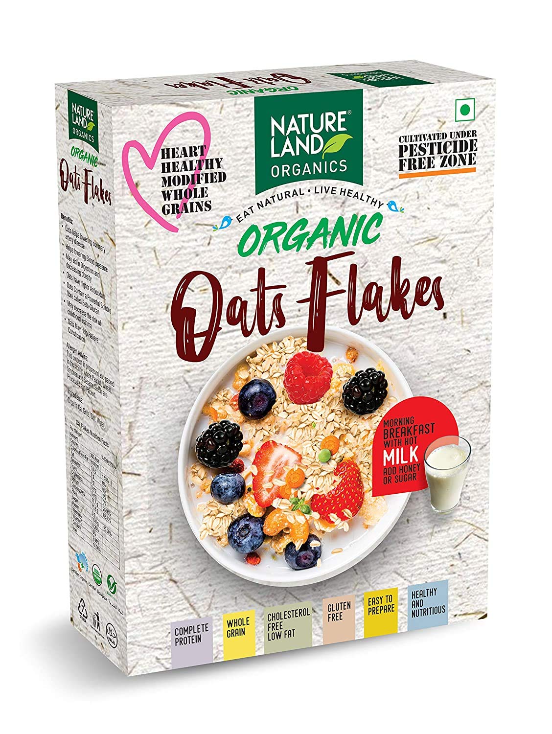 Oat Flakes 250 Gm - Healthy Organic Oats