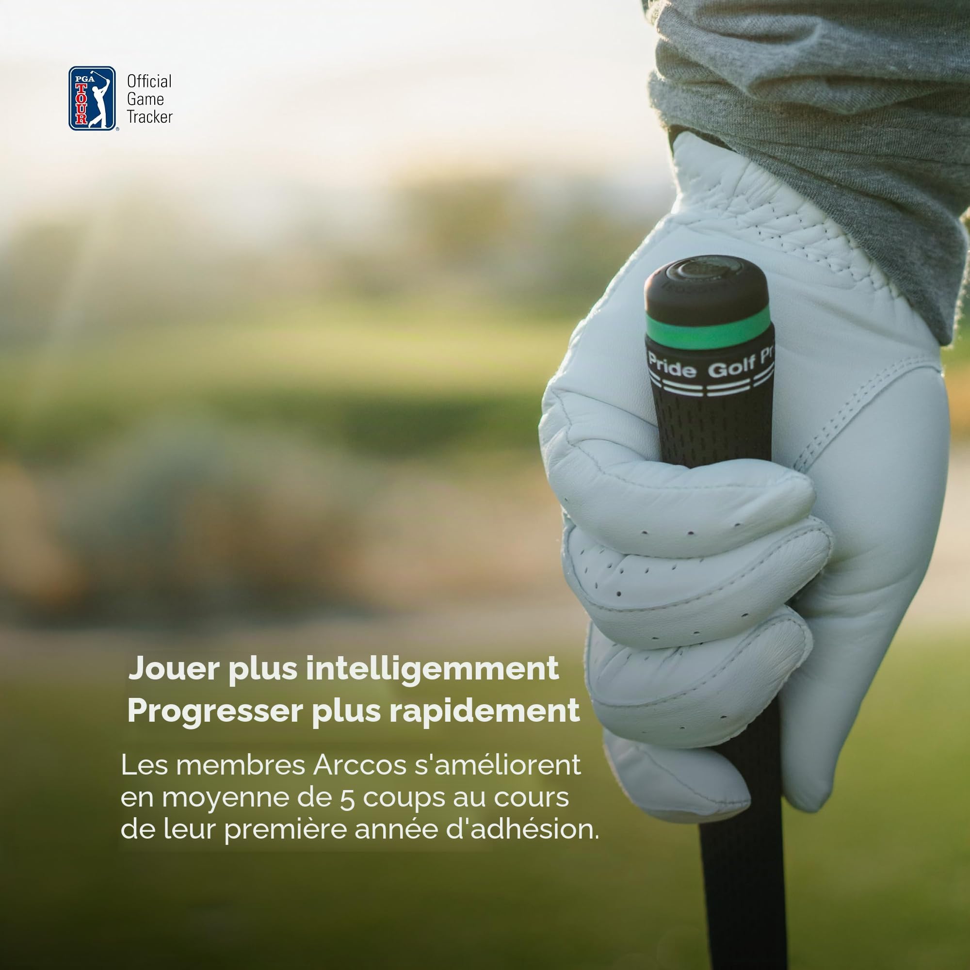 Arccos Capteurs intelligents Système de Suivi Automatique du Jeu de Golf Télémètre GPS IA Distances intelligentes des Clubs Gen 4 Fumée