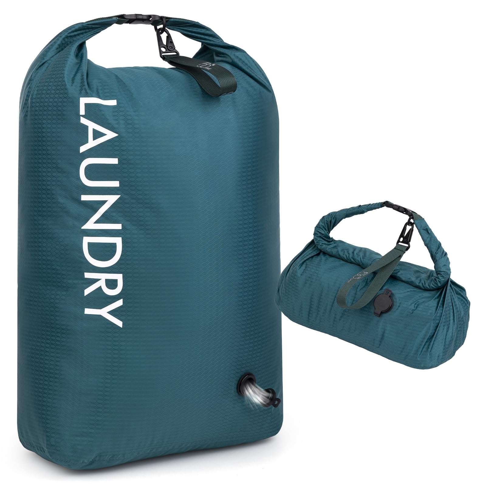 CANBOX Wäschesack Reise, Wasserdichte Aufbewahrungsbeutel mit Klickverschluss, Leicht Nassbeutel Trockenbeutel, Schmutzwäschebeutel, Compression Reise-Organizer für Schwimmen Wandern Camping