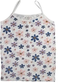 بابيلون فانلة داخلية للبنات بطباعة زهور من طبقة اساسية