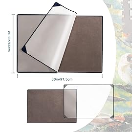 Tektalk Portable Puzzle Mat for Storage, Non-Slip Surface (Gray, Up to 1500 Pieces)