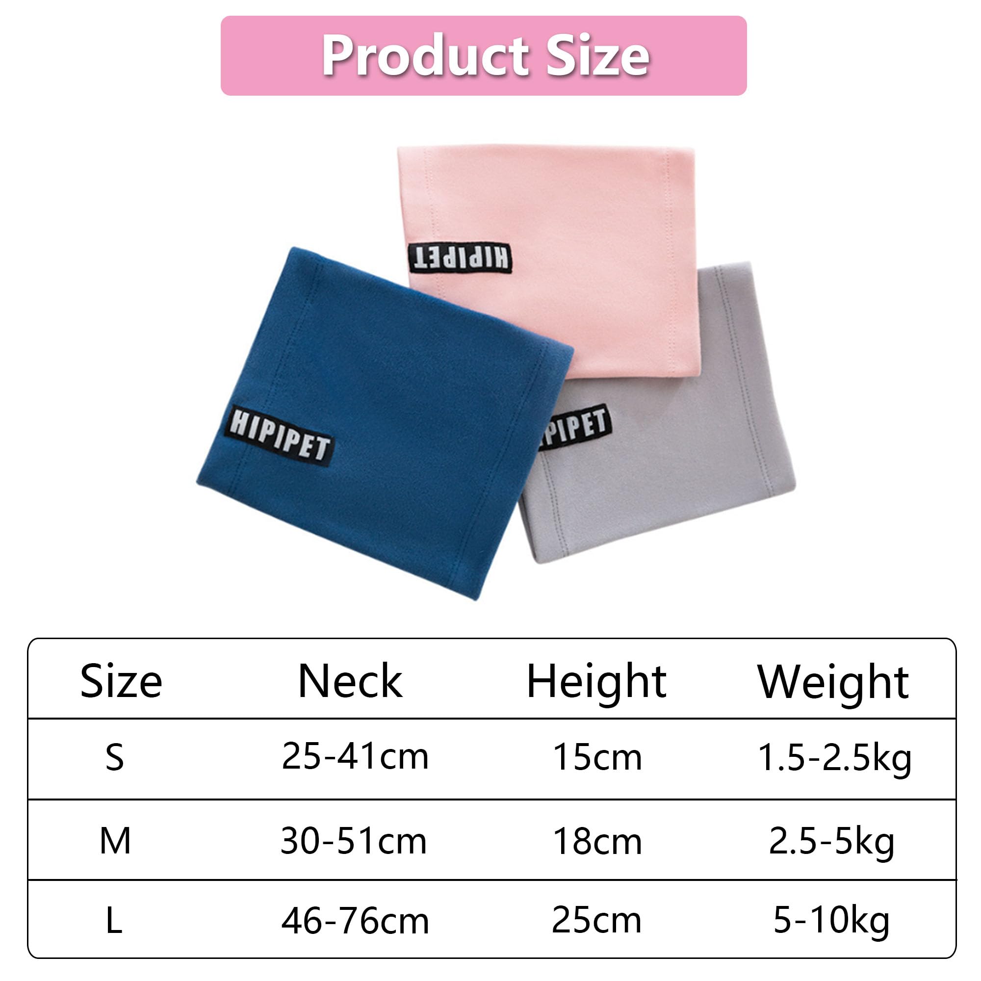 Cane Paraorecchie Calmi Pet Felpa Cappuccio Protezione Rumore Snood Ansia Sollievo Cani Rumore Ridotto Cani Scaldacollo Gatti Cappuccio Lenitivo (rosa, M)