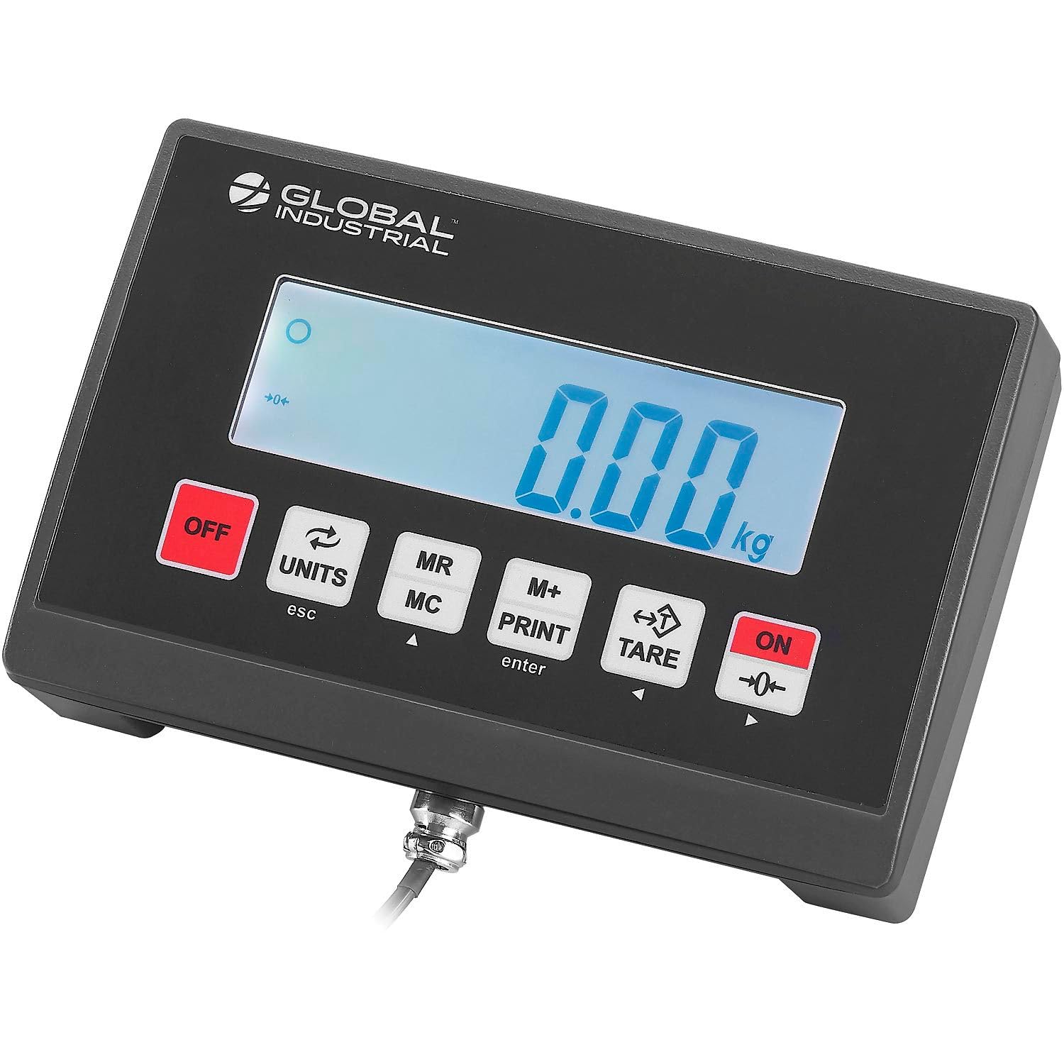 Global Industrial Digital Compact Bench Scale, 75 lb x 0.02 lb, RS-232 Interface